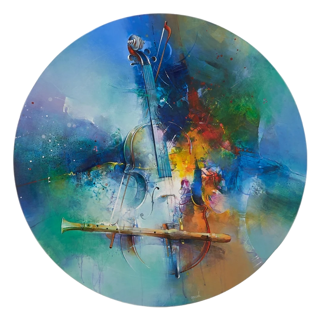 L'ARTE DELLE MUSE - DIAMETER 100CM WITH 5CM STEEL- 2020