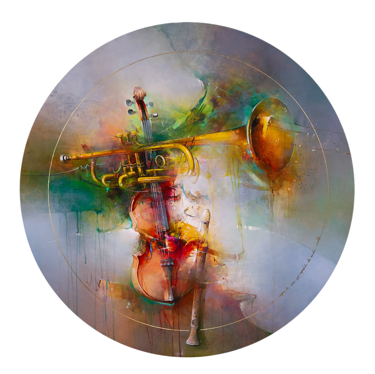 METAMORPHOSIS - DIAMETER 120CM WITH 5CM STEEL- 2021