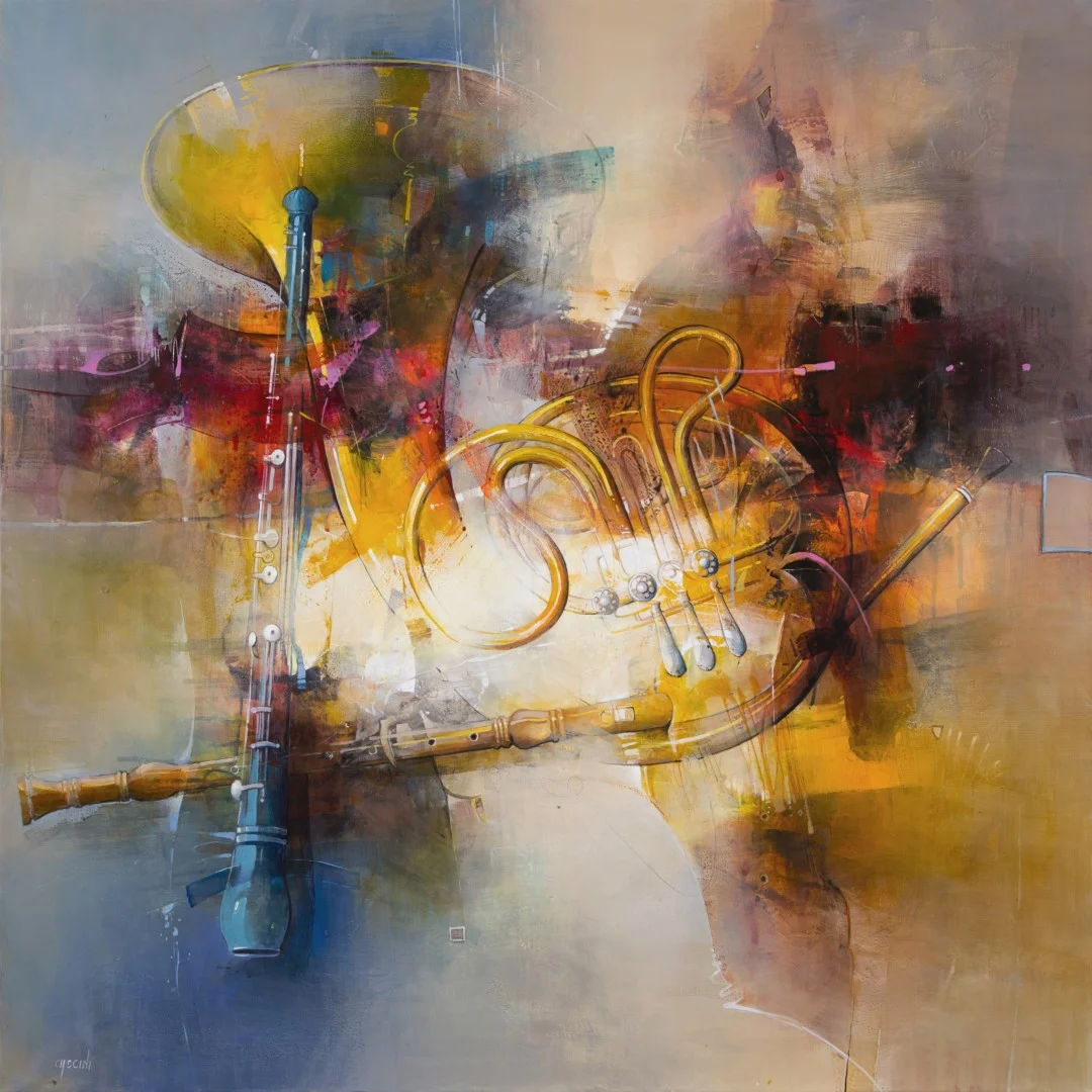 CONCERTO ALLE STELLE - 100X100CM - 2019