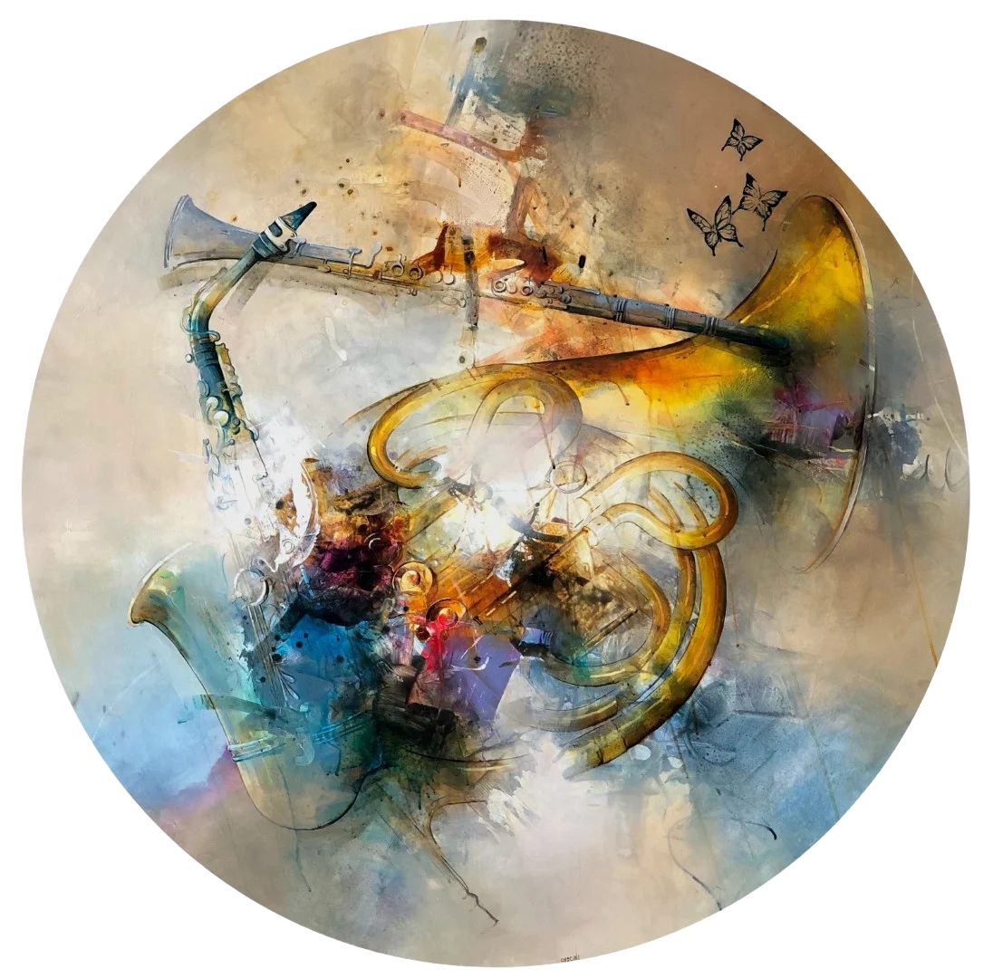 È TUTTO VERO, È TUTTO UN SOGNO - DIAMETER 120CM WITH 5CM STEEL- 2023