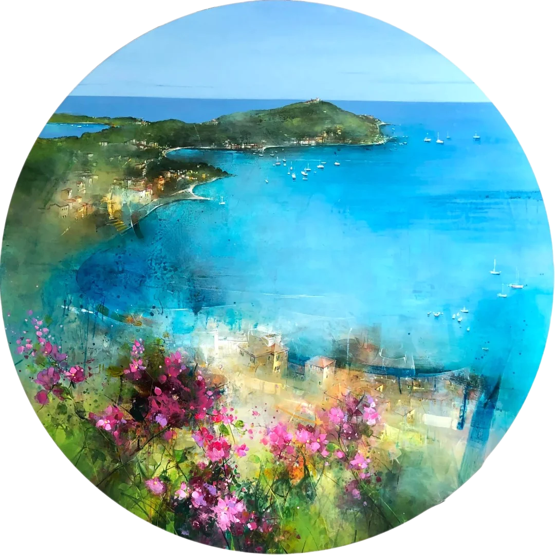 FATTA DI TURCHESE E DI ETERNO - DIAMETER 140CM WITH 5CM STEEL- 2024