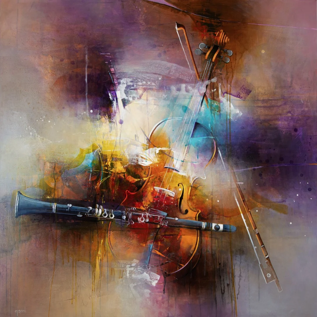 RAPSODIA IN VIOLA - 100X100CM - 2021