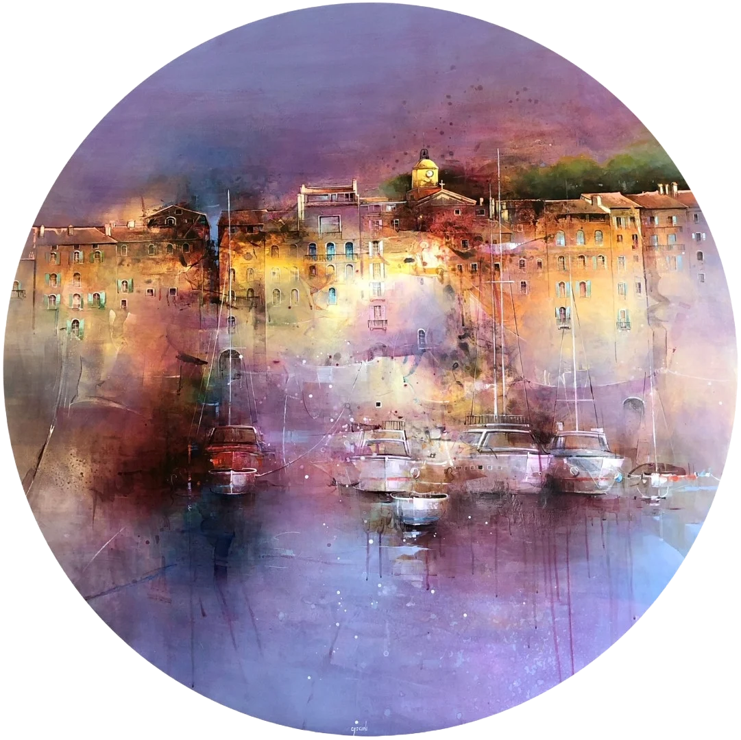 SAINT TROPEZ ROMANZO ROSA - DIAMETER 120CM WITH 5CM STEEL - 2024
