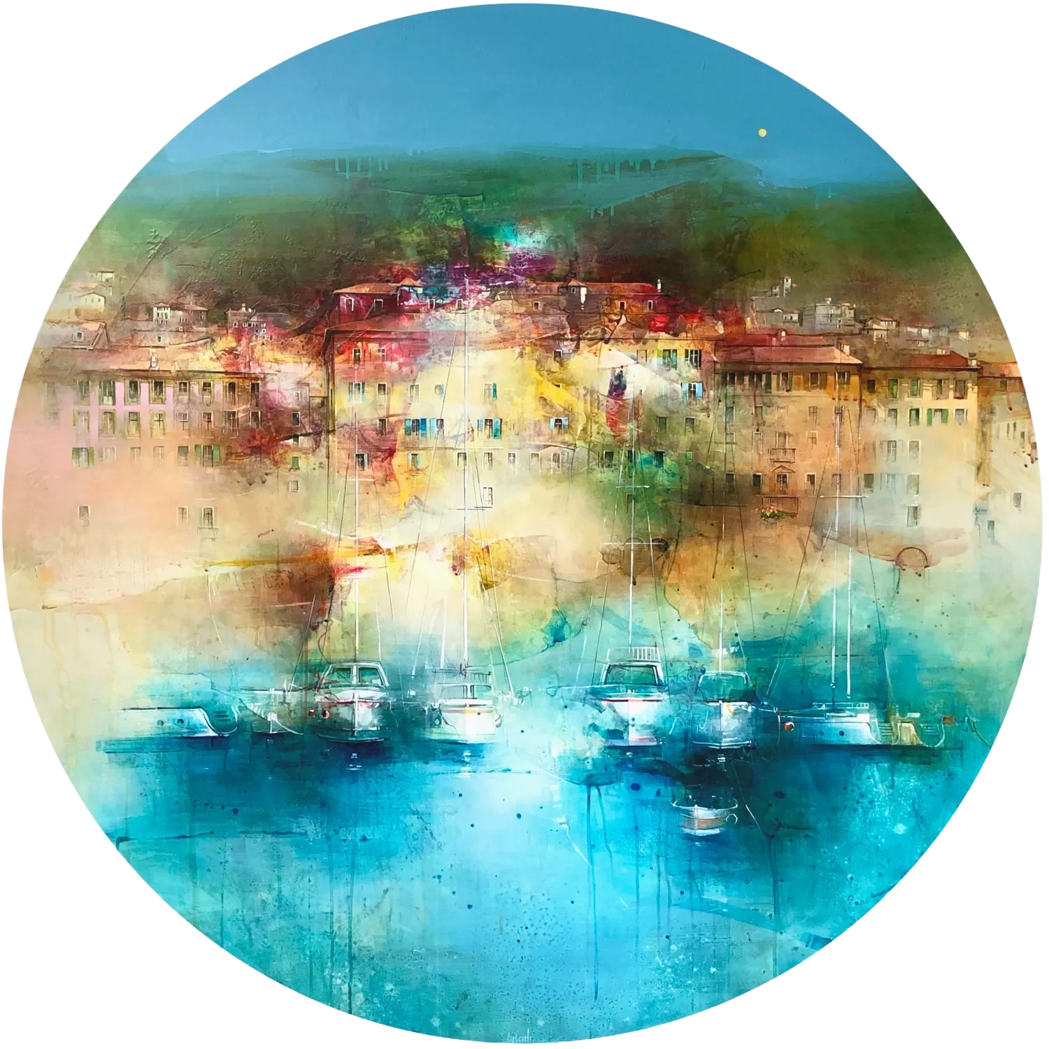 TRA IL MARE, LA SPIAGGIA E I MIRACOLI - DIAMETER 140CM WITH 5CM STEEL- 2024